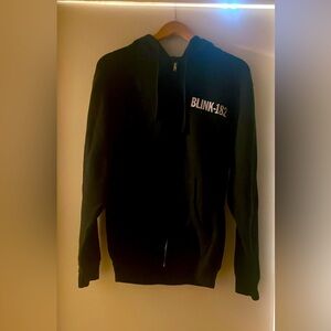Blink 182 black hoodie zip up